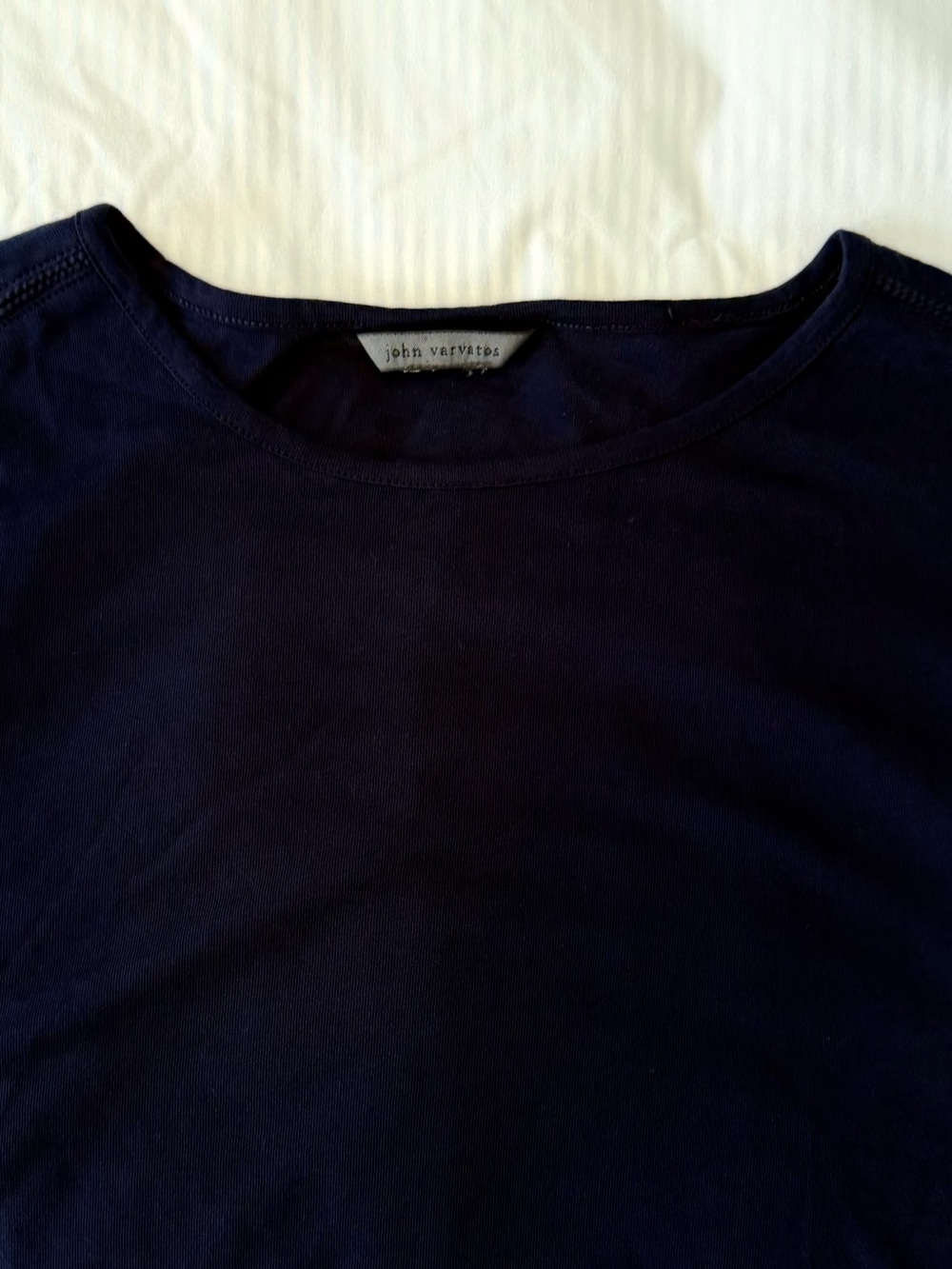 John Varvatos Men’s Midnight Navy Blue Long Sleeve Shirt Size M